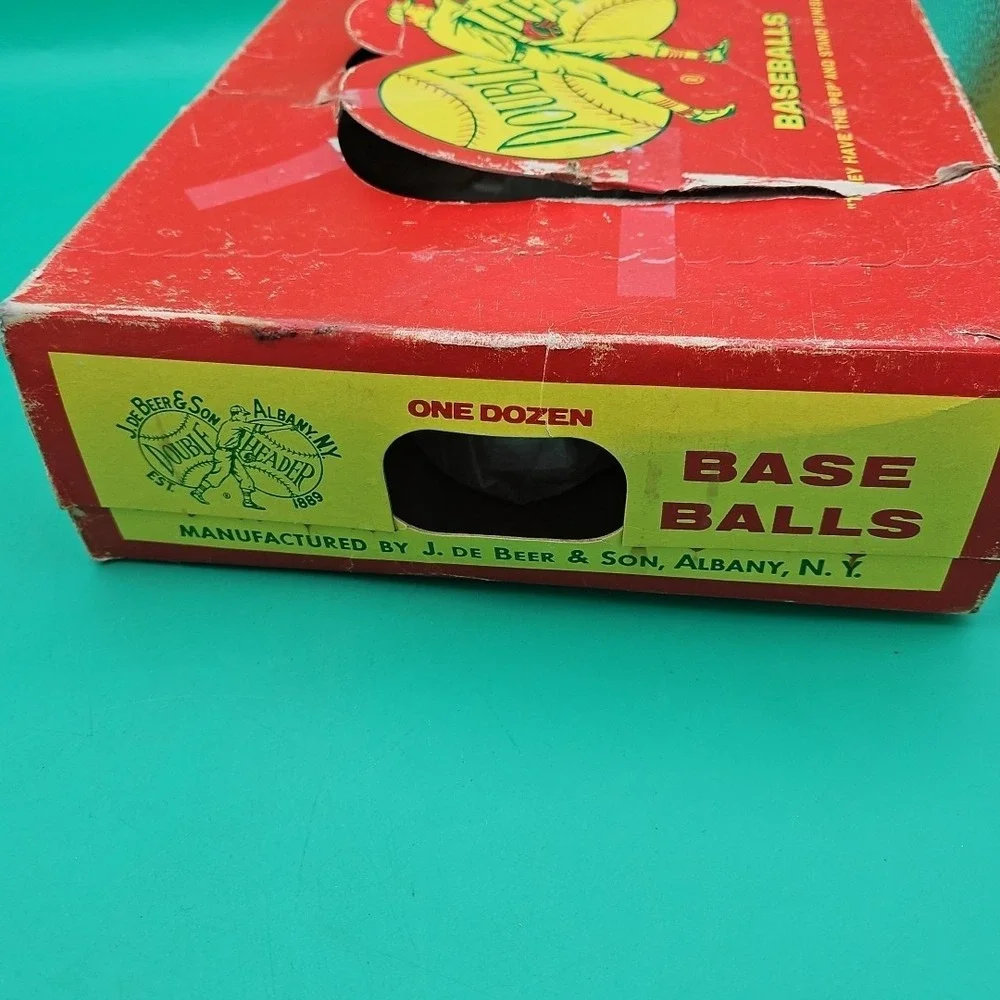 Vintage DeBeer Baseball Lot Of 9 No. 91C Little League With Original‎ Box